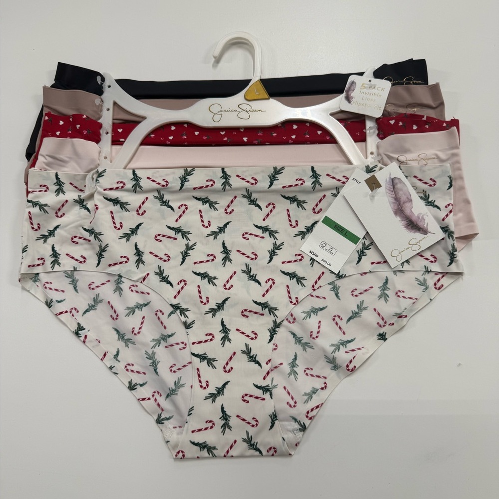 🆕Jessica Simpson Hipster Holiday Panties NEW!!